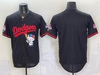 Los Angeles Dodgers Blank Black MWATKINS Hello Kitty Night 2025 World Series Champions Patch Stitched Jersey