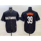 Baltimore Orioles #39 Corbin Burnes Black MWATKINS 2023 City Connect Cool Base Stitched Jersey