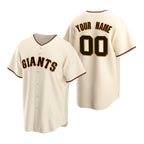 Custom San Francisco Giants Cream MWATKINS Stitched Cool Base Home Jersey