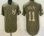 New York Yankees #11 Anthony Volpe Olive MWATKINS 2026 Armed Forces Day Jersey