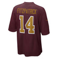 W.Football Team #14 Ryan Fitzpatrick Burgundy MWATKINS Alternate Player Game Jersey