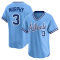 Atlanta Braves #3 Dale Murphy Light Blue MWATKINS Throwback Cooperstown Collection Limited Jersey