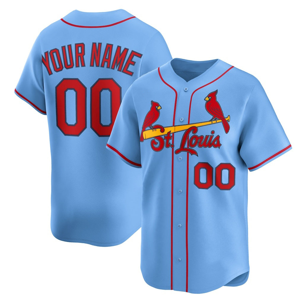 Custom St. Louis Cardinals Light Blue MWATKINS Alternate Limited Jersey