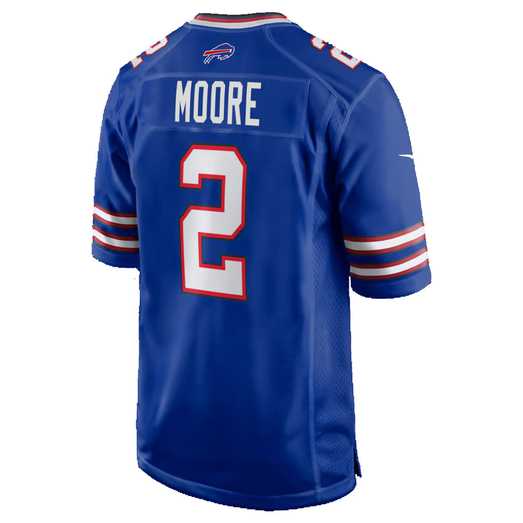B.Bills #2 D.J. Moore Royal MWATKINS Game Jersey