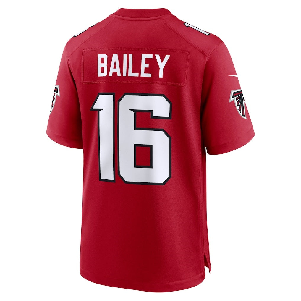 A.Falcons #16 Jake Bailey Red MWATKINS Team Game Jersey