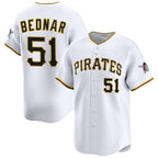 Pittsburgh Pirates #51 David Bednar White MWATKINS 2025 Home Limited Stitched Jersey