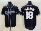 Los Angeles Dodgers #18 Yoshinobu Yamamoto B2B Champs 2026 Black MWATKINS Out Style Vapor Limited Stitched Jersey