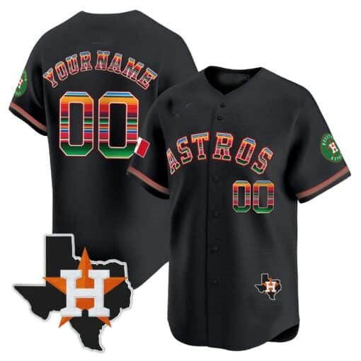 Custom Houston Astros Mexico Texas Patch Vapor Premier Limited Jersey ¨C All Stitched MWATKINS