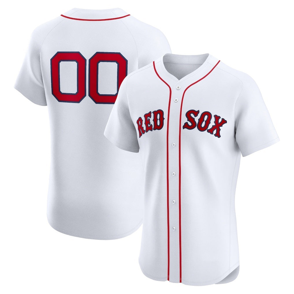 Custom Boston Red Sox White MWATKINS Home Elite Jersey