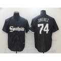 Chicago White Sox #74 Jimenez City Edition Black MWATKINS Game 2021 Jerseys