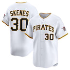 Pittsburgh Pirates #30 Paul Skenes White MWATKINS Home Limited Player Jersey