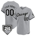 Custom Chicago White Sox 2024 Spring Training Patch Vapor Premier Limited Jersey ¨C Gray MWATKINS