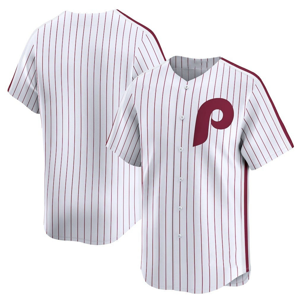 Philadelphia Phillies White MWATKINS Throwback Cooperstown Collection Limited Jersey