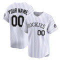 Custom Colorado Rockies White MWATKINS Home Limited Jersey