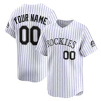 Custom Colorado Rockies White MWATKINS Home Limited Jersey