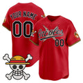 Custom Baltimore Orioles x One Piece Red MWATKINS Vapor Premier Limited Jersey - Stitched