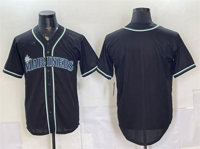 Seattle Mariners Blank 2026 Fashion Replica Black MWATKINS Out Stitched Jersey