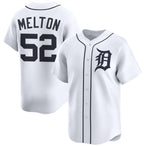Detroit Tigers #52 Troy Melton White MWATKINS 2024 Home Limited Stitched Jersey