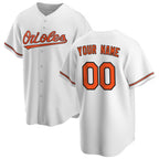 Custom Baltimore Orioles White MWATKINS Home Replica Jersey