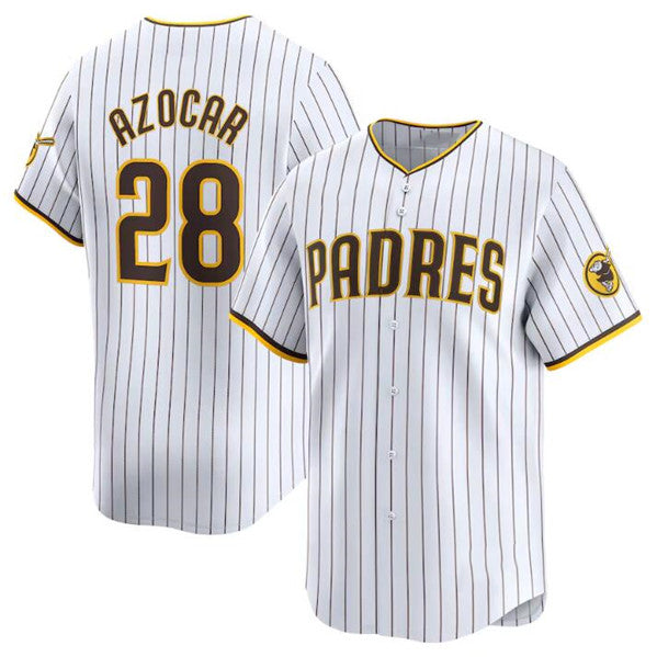 San Diego Padres #28 Jose Azocar White MWATKINS 2024 Home Limited Stitched Jersey