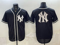 New York Yankees Team Big Logo 2026 Fashion Replica Black MWATKINS Out Stitched Jersey