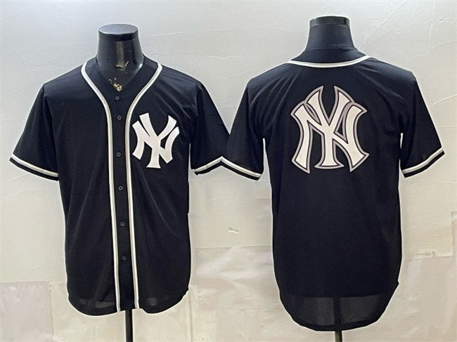 New York Yankees Team Big Logo 2026 Fashion Replica Black MWATKINS Out Stitched Jersey
