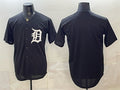Detroit Tigers Blank Black MWATKINS Limited Stitched Jersey