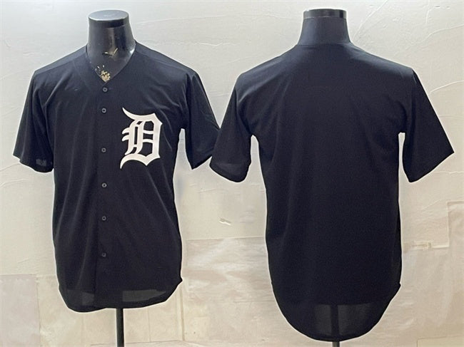 Detroit Tigers Blank Black MWATKINS Limited Stitched Jersey