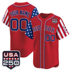 Custom Boston Red Sox America 250 Edition Vapor Premier Limited Red MWATKINS Stitched Jerseys