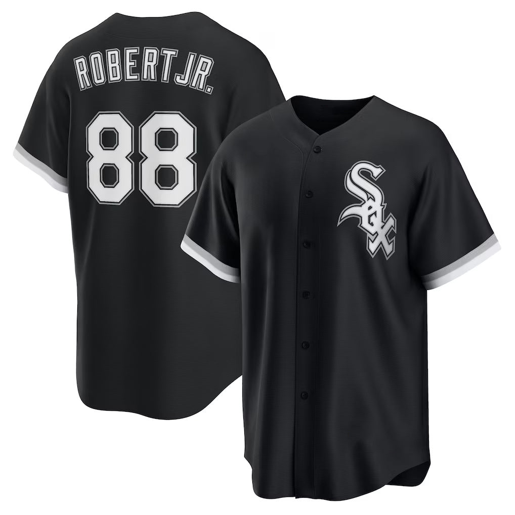 Chicago White Sox #88 Luis Robert Jr. Black MWATKINS Alternate 2 Replica Jersey