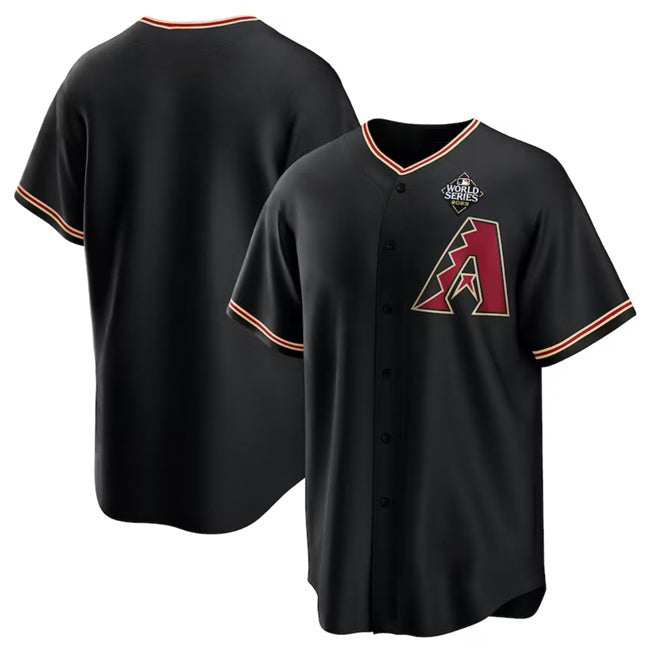 Arizona Diamondbacks Blank Black MWATKINS 2023 World Series Cool Base Stitched Jersey
