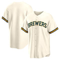 Milwaukee Brewers Cream MWATKINS Home Replica Team Jersey