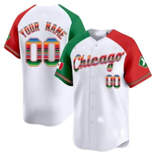Custom Chicago White Sox Mexico Vapor Premier Limited Jersey V3- White MWATKINS
