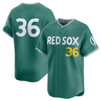 Boston Red Sox #36 Triston Casas Green MWATKINS 2025 City Connect Limited Stitched Jersey