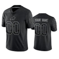 Custom B.Bills Active Player Black MWATKINS Reflective Limited Stitched Jersey