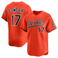 Baltimore Orioles #17 Colton Cowser Orange MWATKINS 2025 2nd Alternate Limited Stitched Jersey