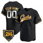 Custom Chicago Cubs 2024 Spring Training Patch Vapor Premier Limited Jersey ¨C Gray MWATKINS