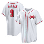Cincinnati Reds #9 Matt McLain White MWATKINS Home Replica Jersey
