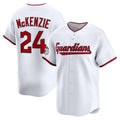 Cleveland Guardians #24 Triston McKenzie White MWATKINS Home Limited Player Jersey