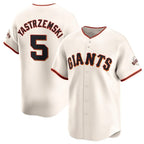 San Francisco Giants #5 Mike Yastrzemski Cream MWATKINS Cool Base Stitched Jersey