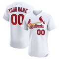 Custom St. Louis Cardinals White MWATKINS Home Elite Sponsor Patch Jersey