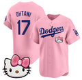 Los Angeles Dodgers #17 Shohei Ohtani Pink MWATKINS 2025 Hello Kitty Vapor Limited Stitched Jersey