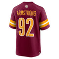 W.Commanders #92 Dorance Armstrong Burgundy MWATKINS Game Jersey