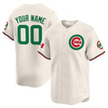 Custom Chicago Cubs Mexico Vapor Premier Limited Jersey V3 ¨C Cream MWATKINS