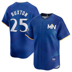 Minnesota Twins #25 Byron Buxton Royal MWATKINS 2024 City Connect Limited Stitched Jersey