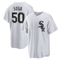 Chicago White Sox #50 Lenyn Sosa White MWATKINS Home Replica Jersey