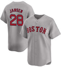 Boston Red Sox #28 Danny Jansen Gray MWATKINS 2024 Away Limited Stitched Jersey
