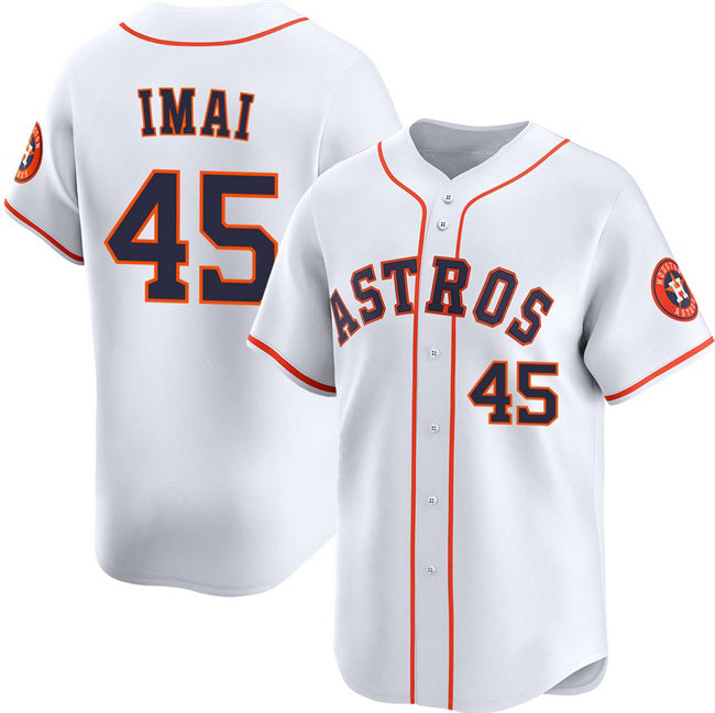 Houston Astros #45 Tatsuya Imai White MWATKINS 2026 Home Limited Stitched Jersey