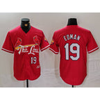 St. Louis Cardinals #19 Tommy Edman Red MWATKINS 2024 City Connect Stitched Jersey