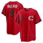 Cincinnati Reds #9 Matt McLain Red MWATKINS 2026 City Connect Stadium Jersey
